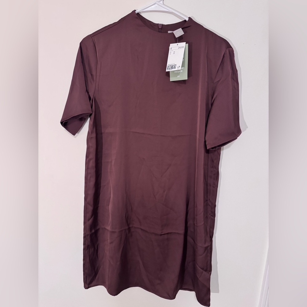 Oversized Brown T-Shirt dress